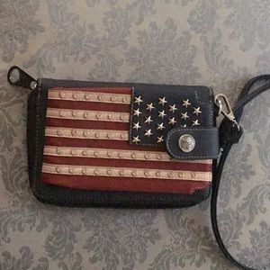 Patriotic crossbody handbag